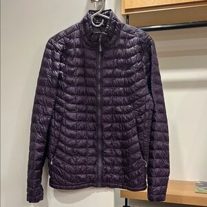 The North Face Purple Thermoball Jacket with Quilted Design